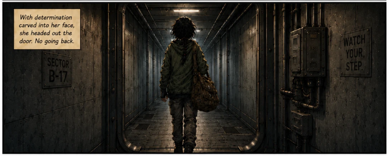 Sky leaving for her mission